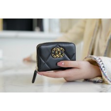 Chanel wallet 19 bag 7.5×11×2cm