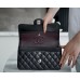 Chanel classic flap 23cm small size silver Caviar Hass leather