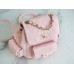 Chanel backpack pink 21.5*19.5*12cm