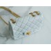 Chanel classic flap 13*18*7cm flower buckel