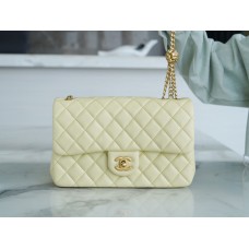 Chanel classic flap 23cm flower buckel