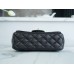 Chanel classic flap letter handle 20*7*12cm