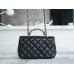 Chanel classic flap letter handle 18*7*12cm