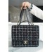 Chanel classic flap high Tweed 31.5*31*9cm