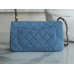 Chanel classic flap Denim 13×20×7cm