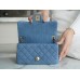 Chanel classic flap Denim 13×20×7cm