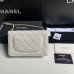 Chanel WOC 19.5cm caviar white