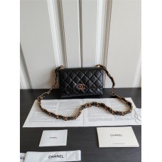 Chanel wide chain bag 18*13*5.5cm