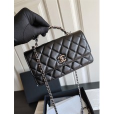 Chanel chain bag with handle 18.5*11*6cm