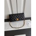 Chanel flower buckel chain bag 10.5*20.5*6cm