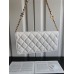 Chanel flower buckel chain bag 10.5*20.5*6cm