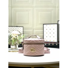 Gucci GG Marmont 17x12x16cm  Vanity Case Mini Matelasse Leather Backpack