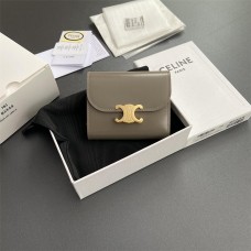 Celine wallet w10.5×9×3cm leather