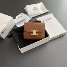 Celine wallet w10.5×9×3cm leather