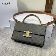 Celine BOX TRIOMPHE with handle 22 X 13.5 X 6cm