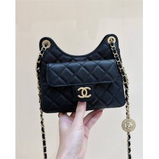 Chanel Small Hobo Bag, 3710, Size 19*17*6cm