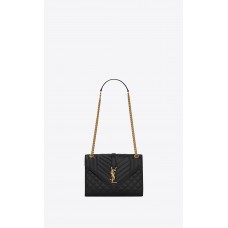 YSL SAINT LAURENT envelope wallet  377828 size: 22.5x14x4cm 2025 New
