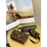 Louis Vuitton FÉLICIE STRAP & GO  M80091  size:17x9.6x3.5cm 2025 new 