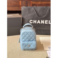Chanel backpack denim mini 17x12cm 2025 new 