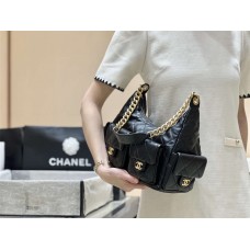 Chanel Cruise 2024/25 Maxi Hobo Bag AS5302 Size: 27*35*18cm 2025 new 