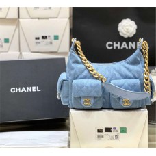 Chanel Cruise 2024/25 Large Hobo Bag AS5339 Size 22*31*15cm 2025 new 