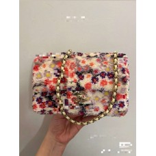 Chanel CHANEL MINI CF classic flap bag 20cm charming tweed 2025 new 