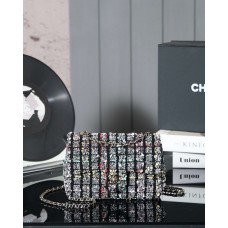 Chanel classic flap with charming 21x14x8cm 2025 new 