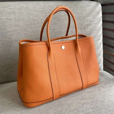 Hermes Garden party 30cm，93，Clemence，silver All handmade 2025 new 