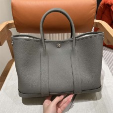 Hermes Garden party 30cm OL/Gris Mayer negonda sliver All handmade 2025 new 
