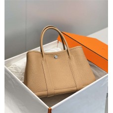 Hermes Garden party 30cm leather  2025 new 
