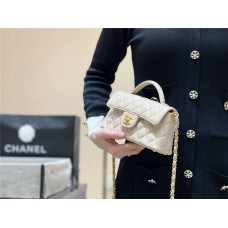 Chanel Mini Flap Bag with Top Handle  AS5354 Size:14*20*5.5cm 2025 new 