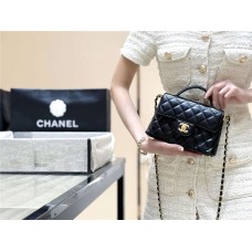 Chanel Small Flap Bag with Top Handle AS5355 Size:11.5*22*6cm 2025 new 