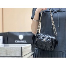 Chanel Small Camera Case  AS5220 Size 13*23*15cm  2025 new 