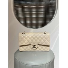 Chanel Classic Flap bag CF 25cm cf light beige lamskin light gold  2025 new 