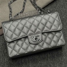 Chanel Classic Flap bag CF  23cm small cf silver  1113 2025 new 