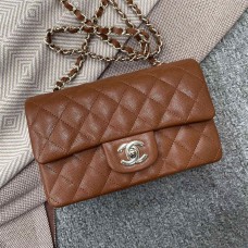 Chanel Classic Flap bag CF  20cm cf light pink little caviar leather light gold 2025 new 
