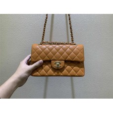 Chanel Classic Flap bag CF 23cm small cf brown small caviar lghw  2025 new 