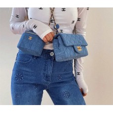 Chanel Classic Flap bag CF 17cm &20cm mini demin  2025 new 