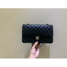 Chanel Classic Flap bag CF  25cm medium black small caviar leather shw  2025 new 