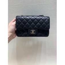 Chanel Classic Flap bag CF 20cm mini black lamskin shw  2025 new 
