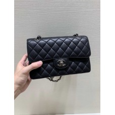 Chanel Classic Flap bag CF 23cm small cf black caviar shw   2025 new 