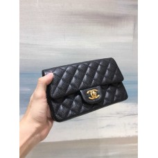 Chanel Classic Flap bag CF 20cm cf black caviar ghw  Original Caviar Leather, Mini 20cm Black with Gold Hardware 2025 new 
