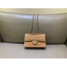 Chanel Classic Flap bag CF Original Water-Dyed Lambskin, 23cm Milk Tea 2025 new 