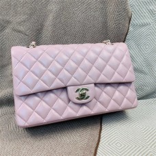Chanel Classic Flap bag CF 1112A Pink Lambskin with Light Gold Hardware 2025 new 