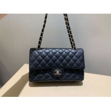 Chanel Classic Flap bag CF 25cm medium cf black small caviar leather lghw 2025 new 