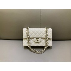 Chanel Classic Flap bag CF Small 23cm New Color, Light Beige 2025 new 