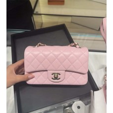 Chanel Classic Flap bag CF Small 23cm, Latest Pink with Light Gold Hardware, Original Caviar Leather 2025 new 