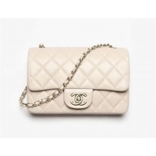 Chanel Classic Flap bag CF CF New Color, Light Beige 2025 new 