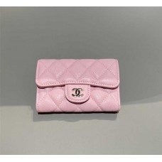 Chanel wallet card holder pearl white small caviar lghw 2025 new 