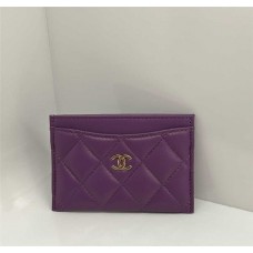 Chanel wallet card holder black caviar  2025 new 